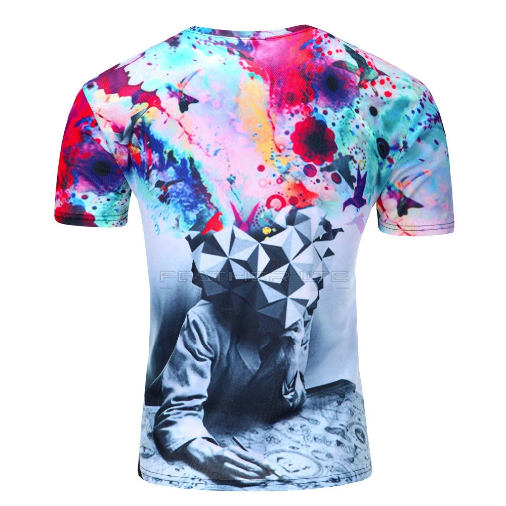 Summer New Fashion Sublimation Short Sleeve T-shirt Hip Hop Sublimation T shirts For Boys Stylish