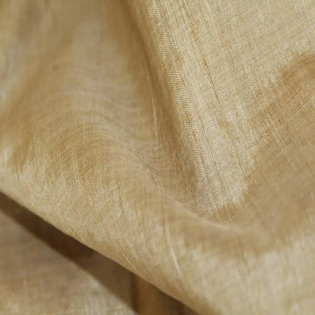 100% Pure Gold Muga Silk A Grade Quality