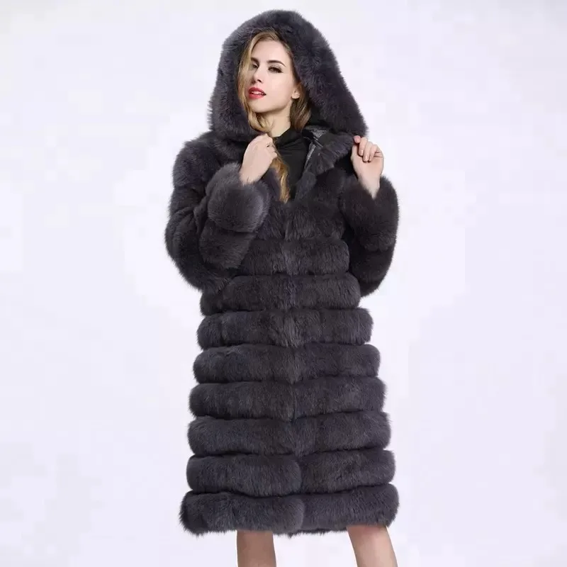 Customized Wholesaler Women Fake Fur Long Bubble Parka Coat Jacket In Winter Fall Oversize Luxe Paneled Faux Puffer Fur Coat