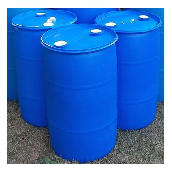 Used/New Plastic 200L/210L HDPE Plastic Drum Plastic Barrel Drum 200 Liter HDPE Open Top Blue Packing Solid Color