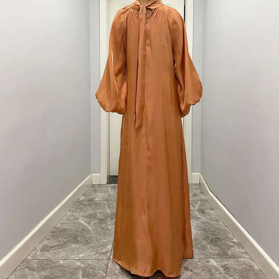 Modest Women Clothing Robe Arabe Abaya Dubai Islamic Womens Clothes Dress