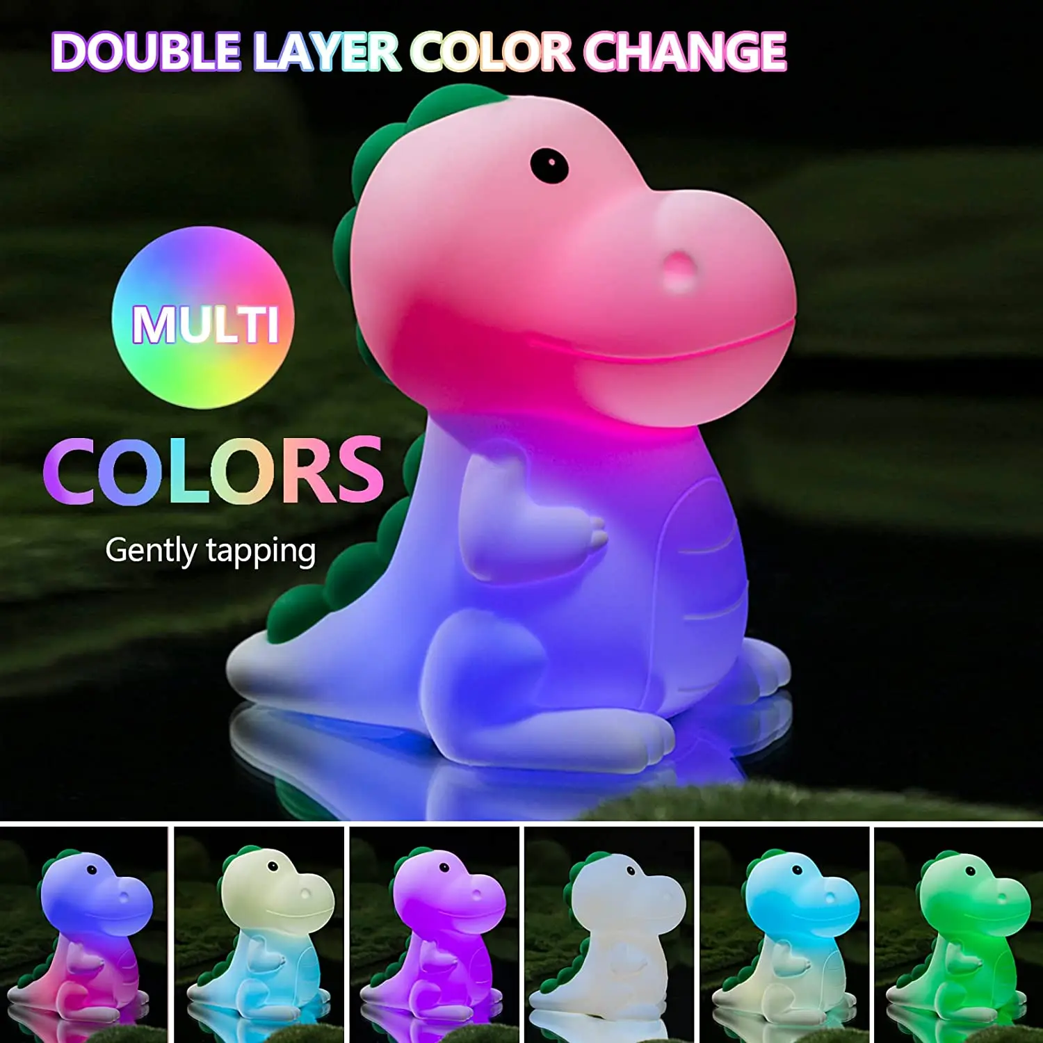 veilleuse de salon novelti toy kid cute desk nightstand speelgoed spielzeug dinosaur toys kinder rechargeable table lamp