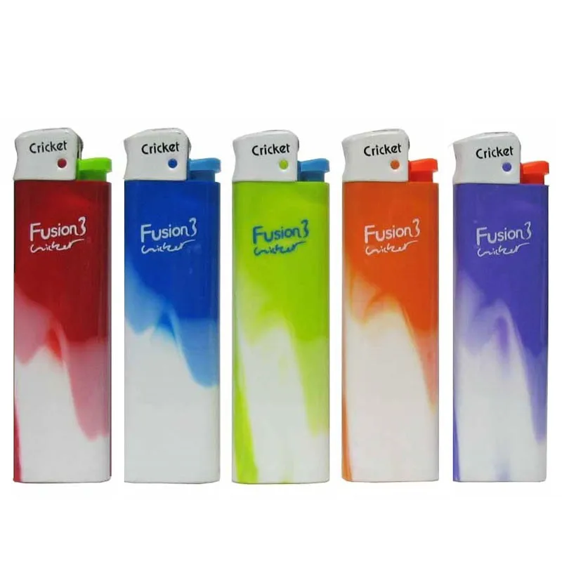 Cheap Cricket Lighters With Customized Logo, Refillable and Disposable Cricket Lighters