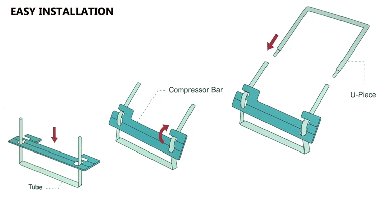 Tube U Clips File Fasteners