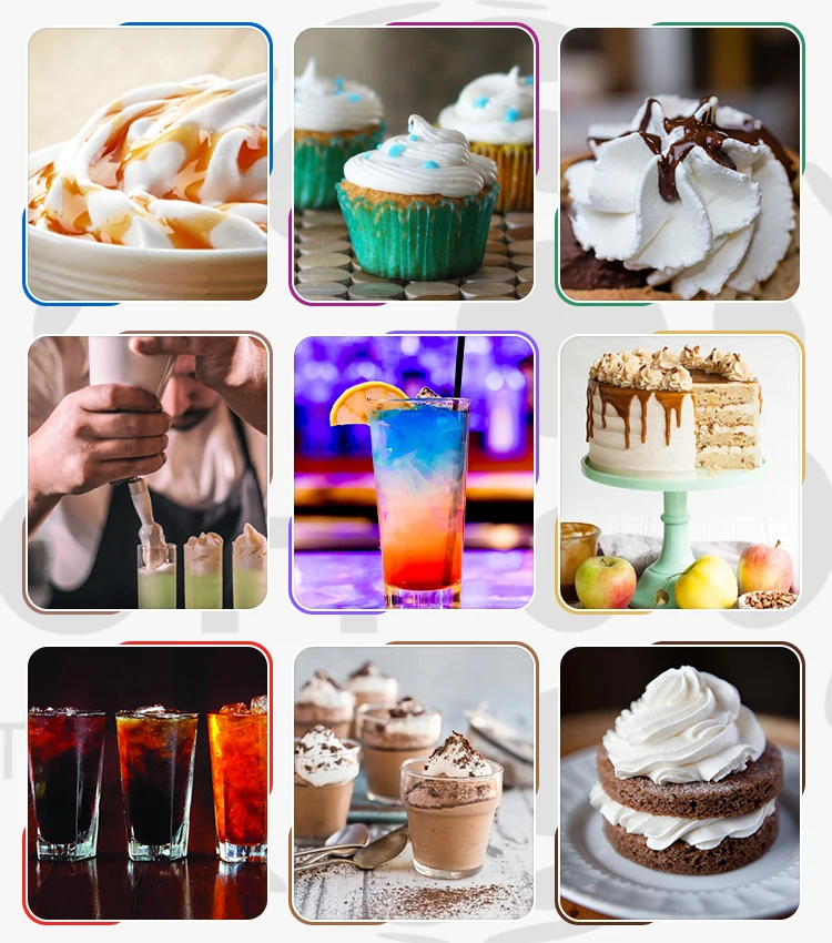 Professional Trader of Dessert Making Tool Baking Bad 3.3L/2000g/2050g Whipped Cream Charger Best Quality Whipped Cream Chargers