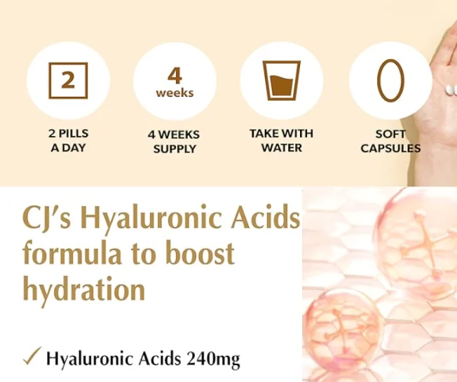 Aqua rich double up by CJ innerb premium skin supplement for collagen milk ceramide elastin 240mg ha moisture anti-uv whitening