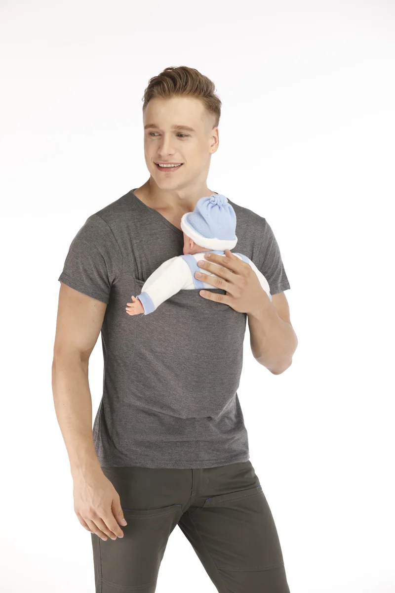 Fashion Clothes Custom Multi-Function 100% Safe Fabric Comfortable Parent Maternity T Shirts