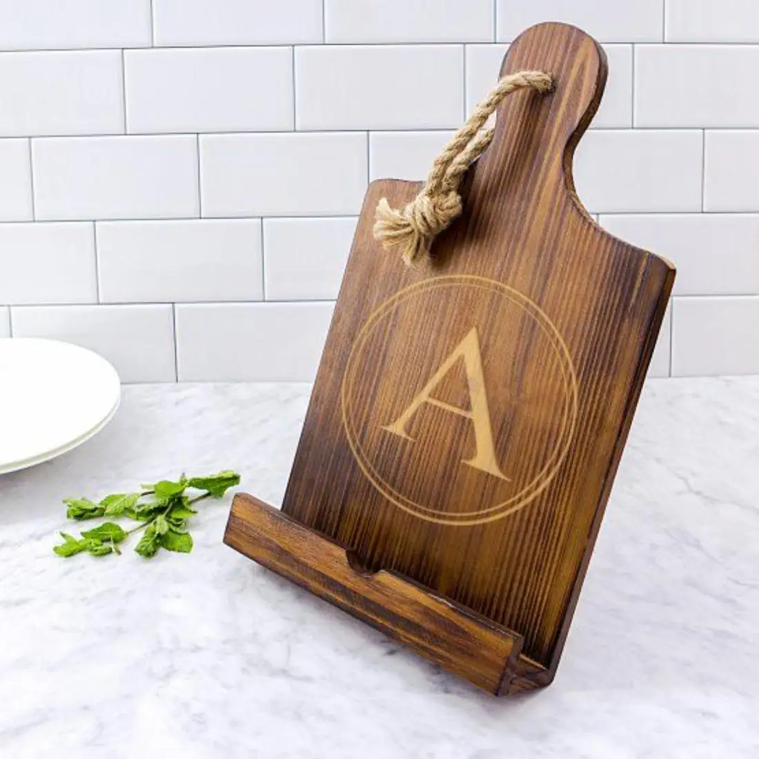 New Arrival Wooden Book Holder At Competitive Price Unique Selling Decorative Natural Cookbook Stand With Free Standing Base