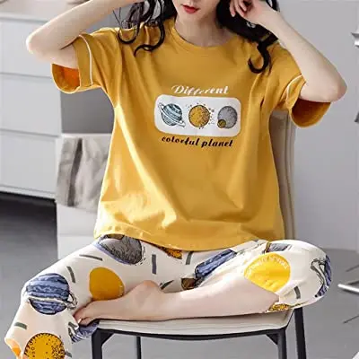 Оптовая продажа, высококачественные и дешевые пижамы, одежда для сна, длинные и короткие брюки для женщин и девочек