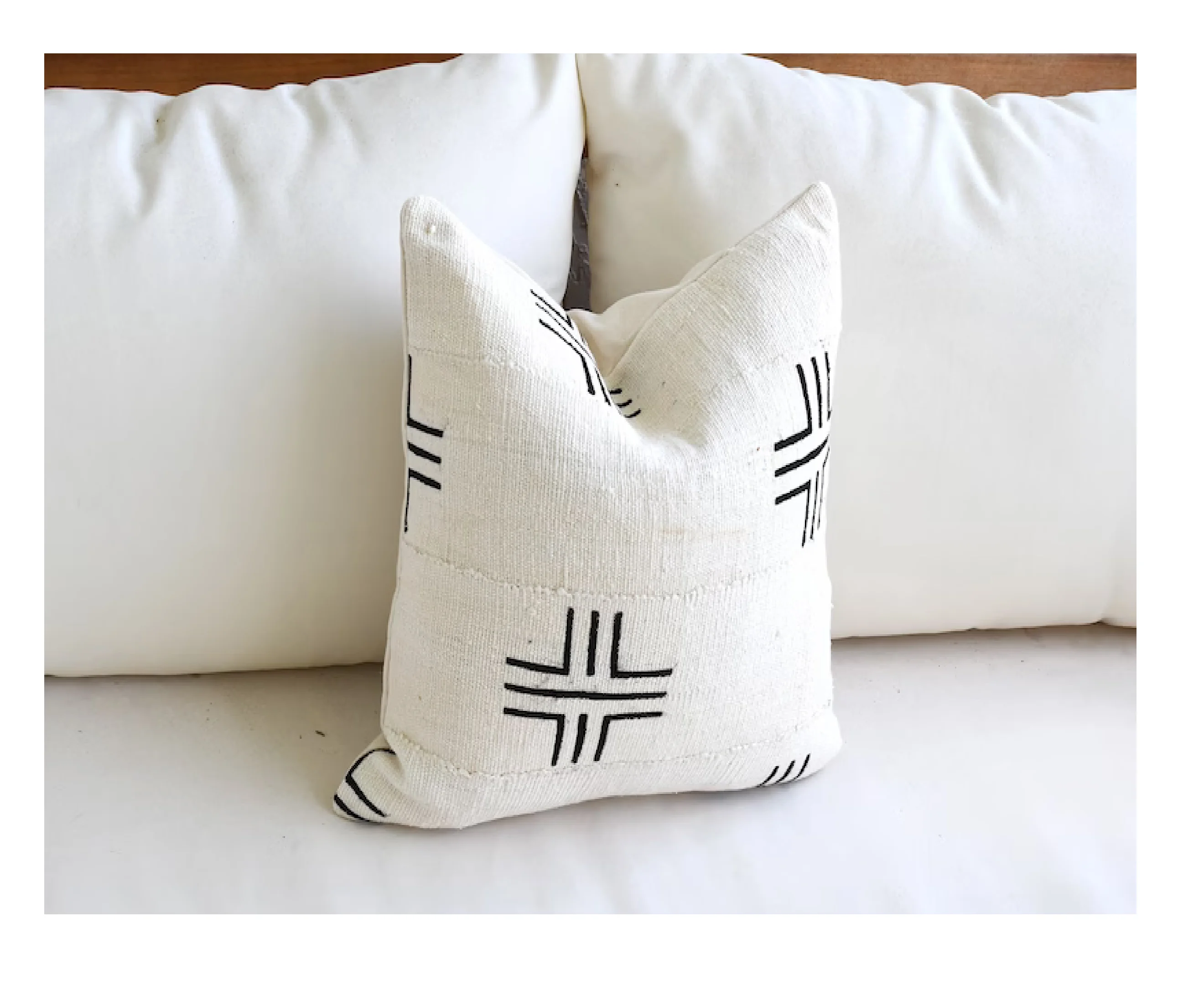 Hot Sell Wholesale Handmade 100% Soft Cotton African Mudcloth Hand Block Printed Sofa Couch Throw Bed Pillow Cushion Cover