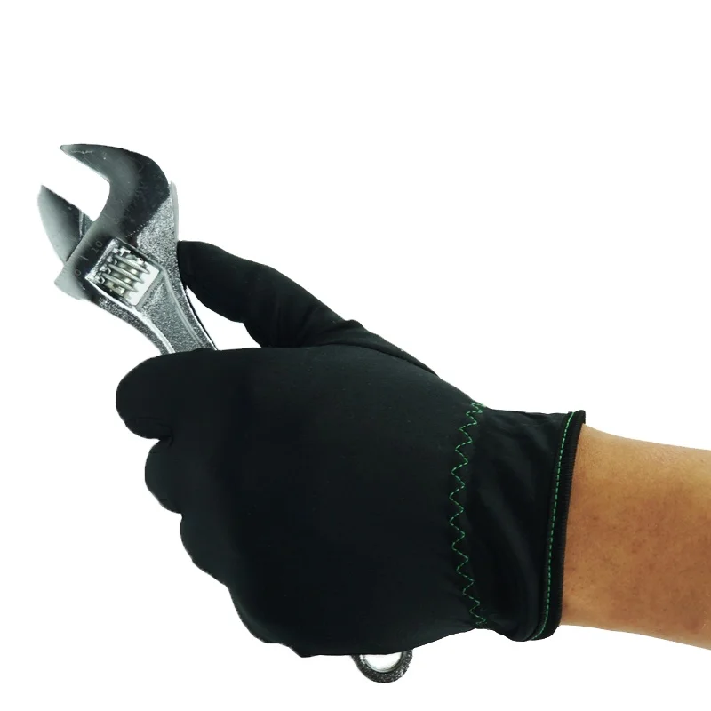 Black cotton gloves Wholesale black Working Cotton Gloves for Industrial Use
