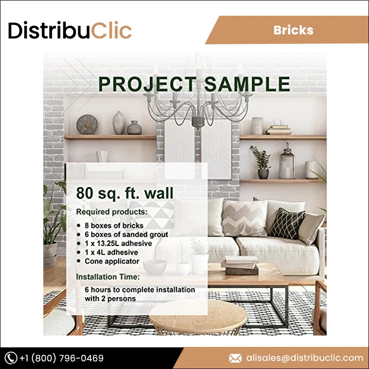 Kitchen Decorative Light weight Eco Friendly Easy to Install Traditional Design Style Wall Brick Panel