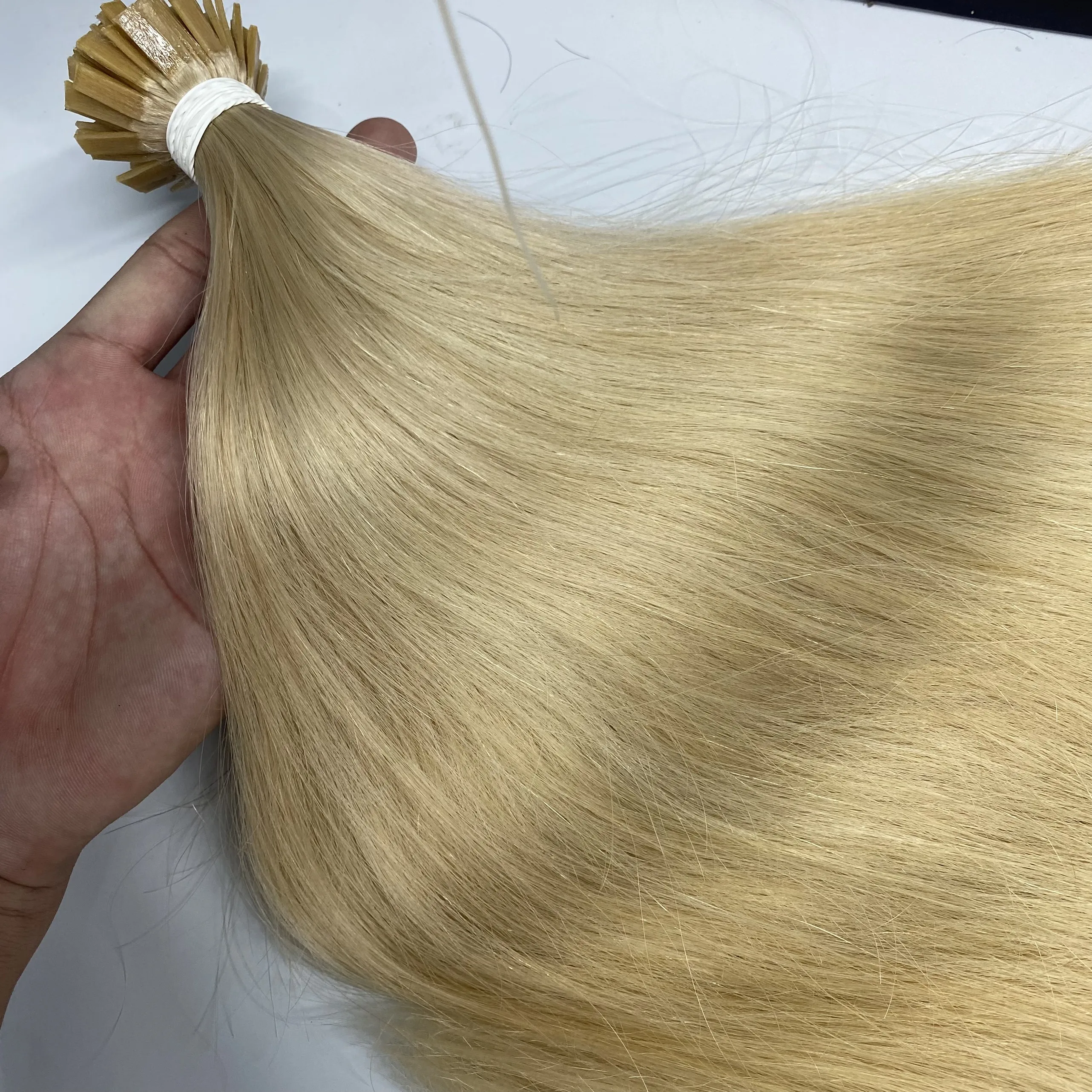 Prebonded Double Drawn Human Hair Flat tip Hair Extensions Wholesale Italian Keratin Hair Cabelo Humano Natural