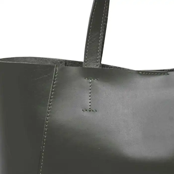 Luxury Quality Smooth Italian Polished Finish Genuine Leather Tote Bag Vintage style Top Indian Supplier