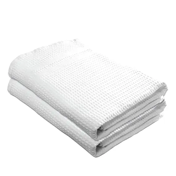 Best Waffle Towel for Bathroom Beach Spa Sauna Gym Luxury 100%  Organic Cotton Waffle Weave Towel  Soft Bath Sheet