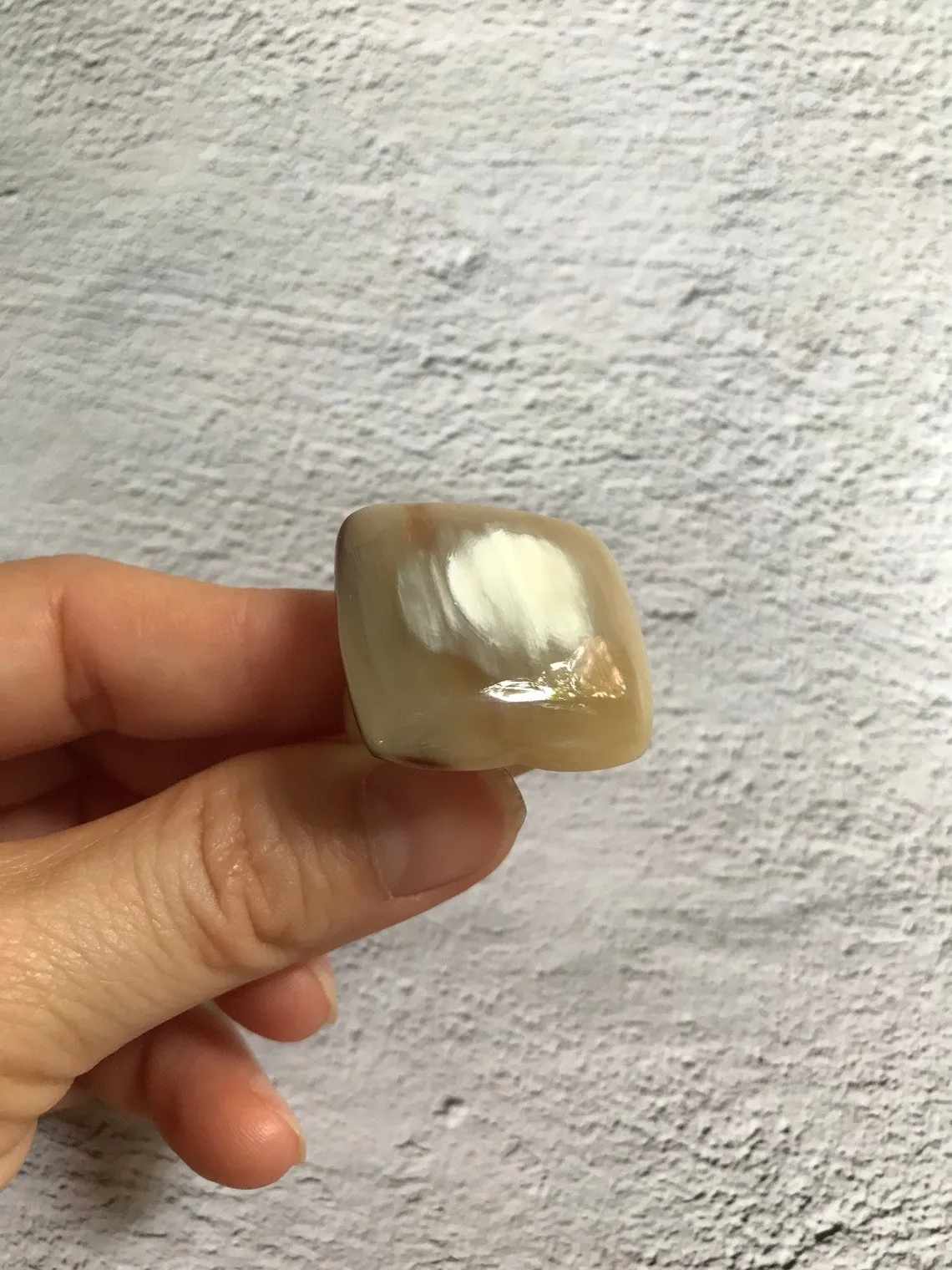 High Quality Real Buffalo Horn Finger Ring For Engagement Gift At Wholesale Price From India