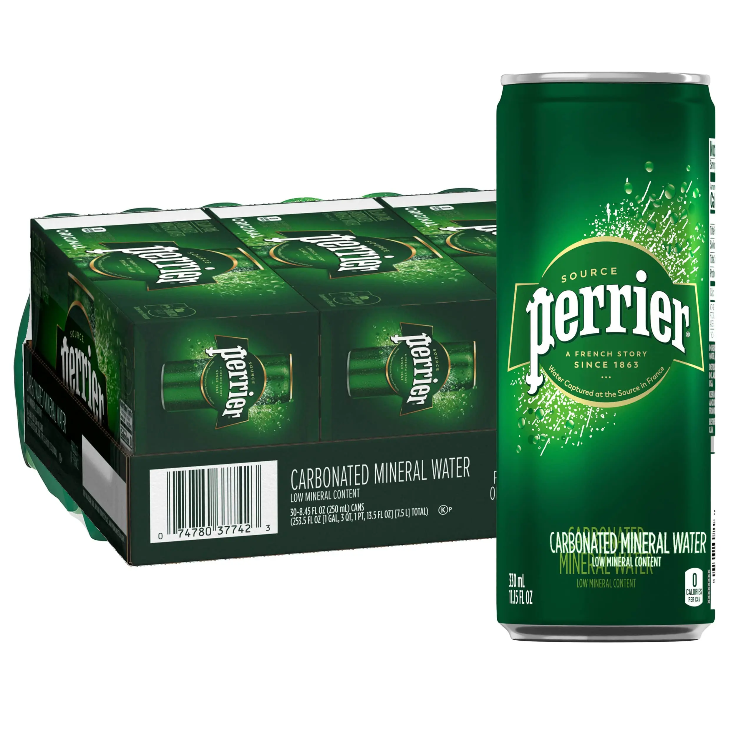 High Quality Perrier Sparkling Natural Mineral Water 330ml, 500ml , 700ml At Low Price