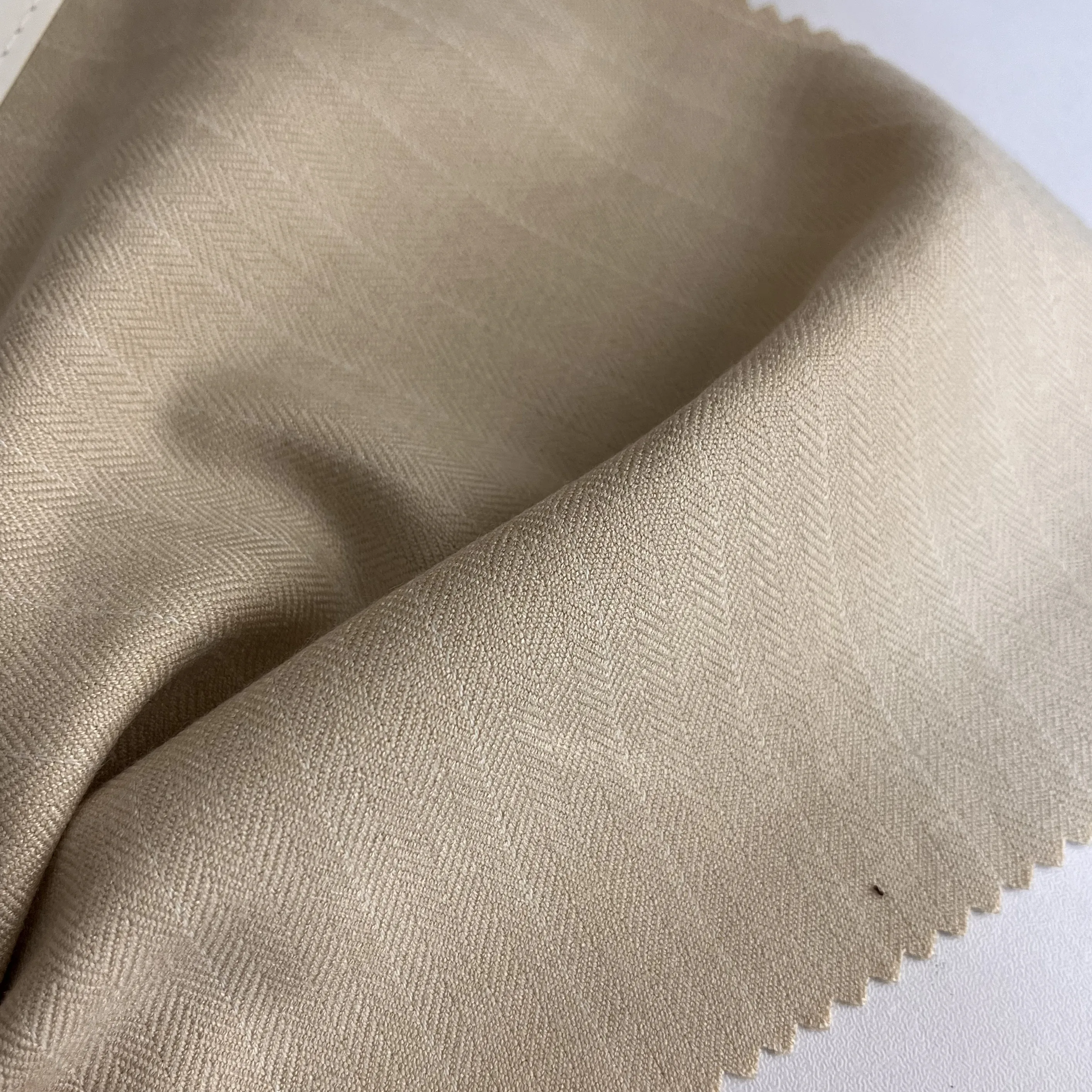 Check Jaquard 69%Polyester 29%Rayon 2%Spandex 310 Cream