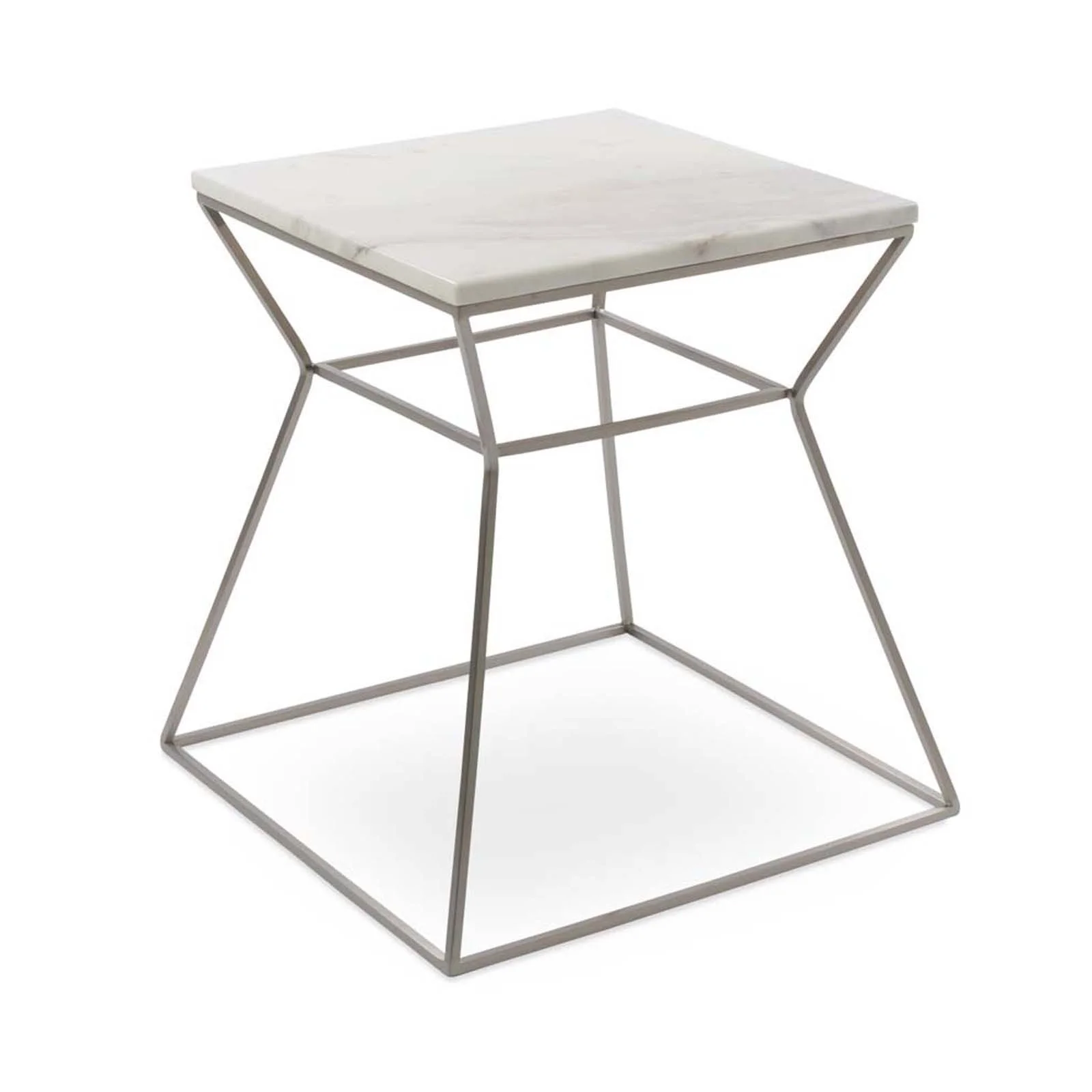 White Marble Top New Arrival Table Home Decorative Suitable Center Table Pure White Square Marble Top Coffee Table
