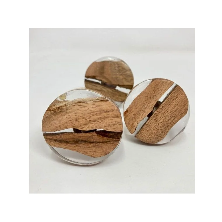 Resin & Wood New Design Handmade Drawer knob Door knob and wooden Knob unique Shaped from Indian Exporter