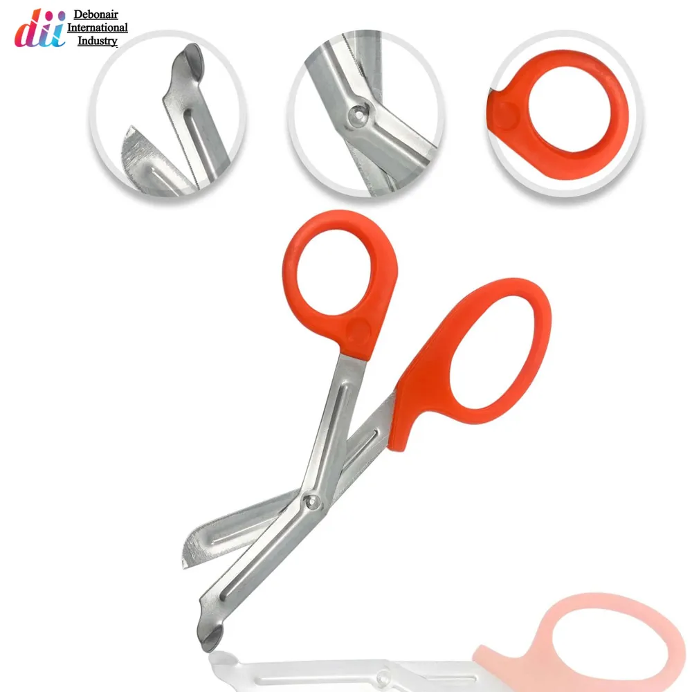 Debonairii Custom Logo Print EMT Trauma Shears Heavy Duty Stainless Steel Newest Product Scissors Making Your Own High Quality