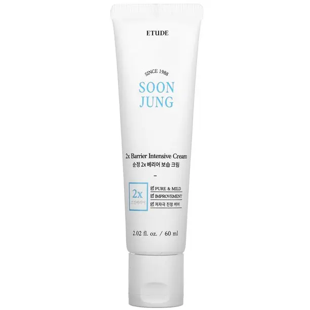 [ETUDE HOUSE] soonjung 2x барьер интенсивный крем 60 мл/кожного барьера укрепляющий увлажняющий для раздраженной высохшей кожи