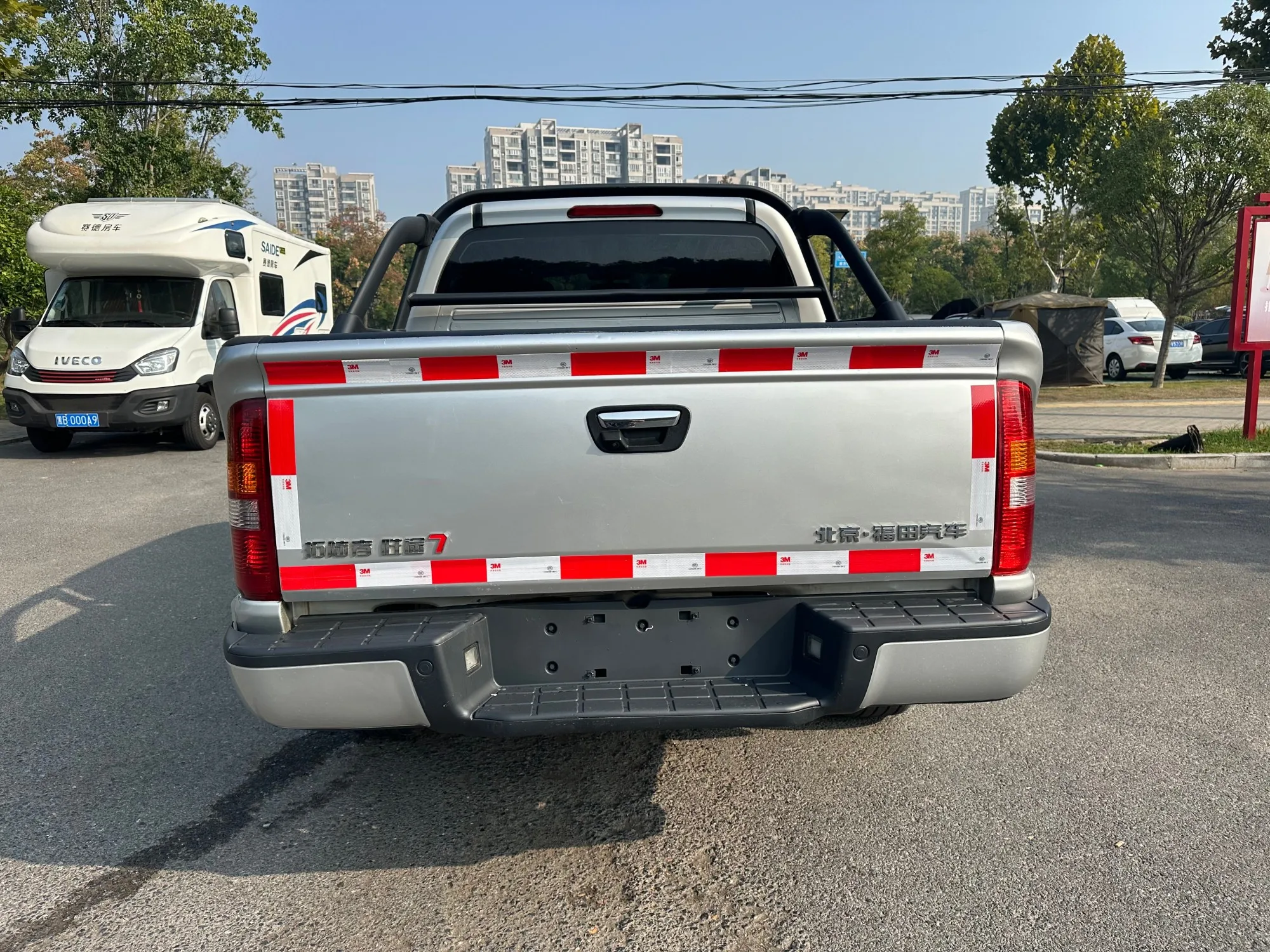 Secondhand Chinese Pickup Trucks Baic Foton Tunland 2020 Tucson 2.0t Diesel 4wd 4x2/4x4 4f20tc Cheap 5seat Used Pick up Cars