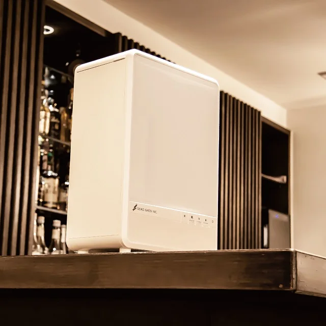 innter tank Stationary type mini ultrasonic hocl machine Japan design HOCl water fogger for residence and humidifier diffuser