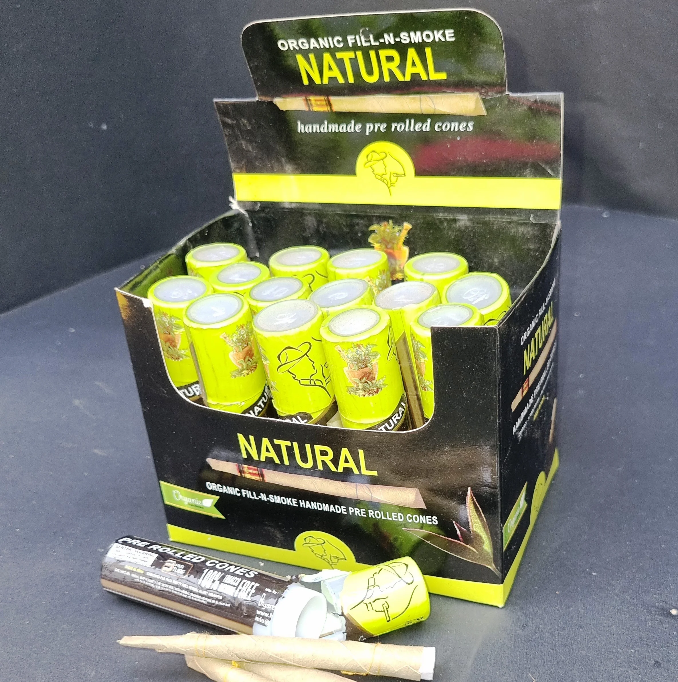 Unfiltered White Ebony Leaf cones in custom pack 4 USA Blueberry flavored cones King Queen Sizes factory sale best prices