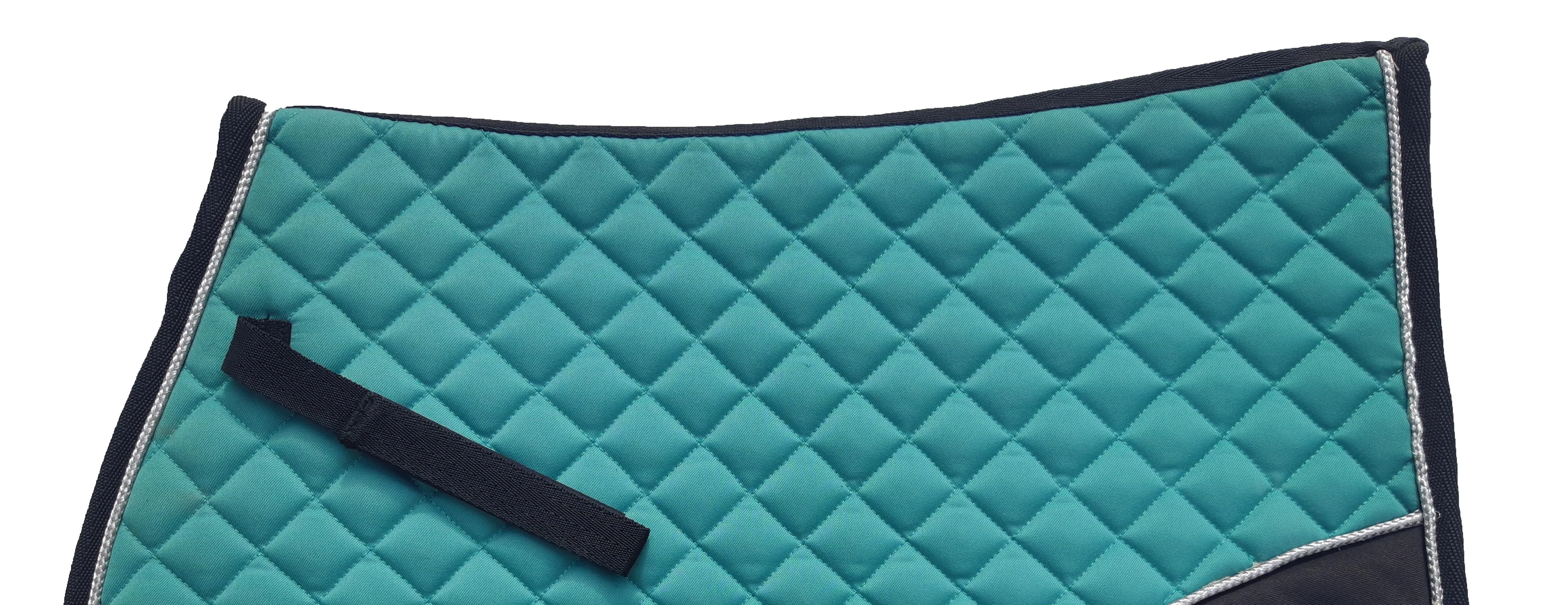 Jumping saddle Pad Made Of Heavy Quality Drill Fabric and High Density Foam With  Rope Decoration smart