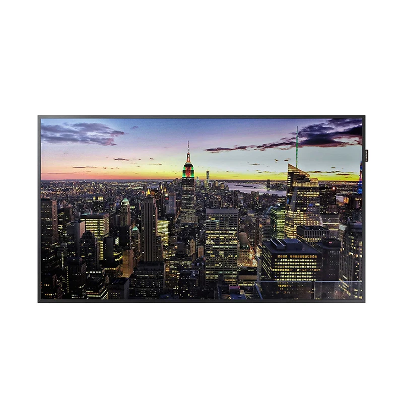 32INCH 4K UHD Commercial LED Display with 350-nit Brightness Wide Viewing Angles Ethernet LAN Built-in Media Player