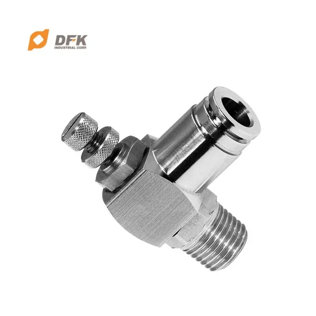 SUS304 SUS316 Быстрый регулирующий клапан пневматические фитинги для промышленных