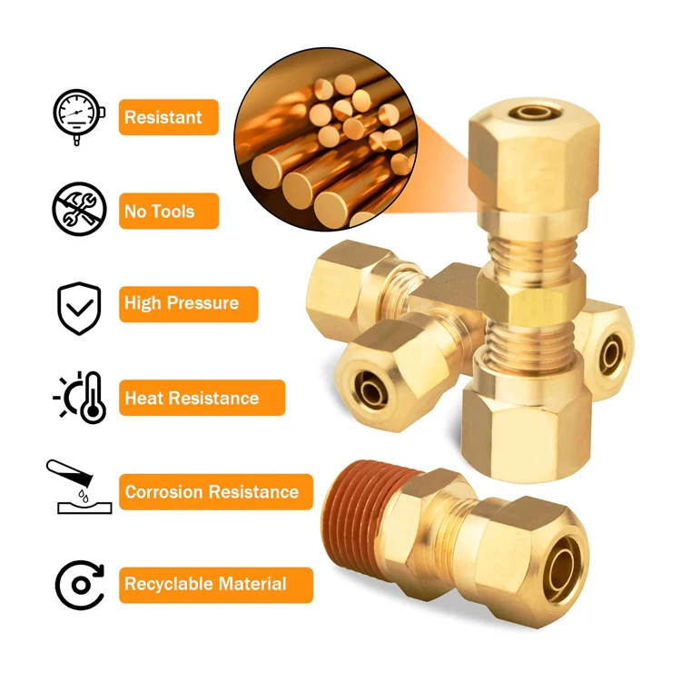 Wholesale Union DOT Air Brake Nylon Tubing Fittings for Air Brakes