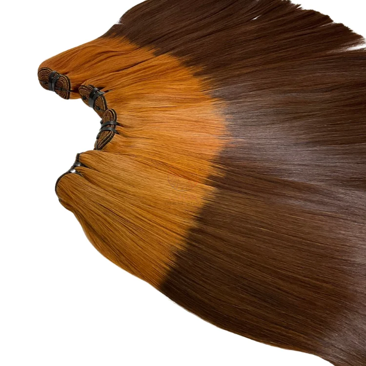 Double Drawn Short Asian Hair 100% Human Hair Virgin Cuticle Aligned South East Asian Hair Bone Straight