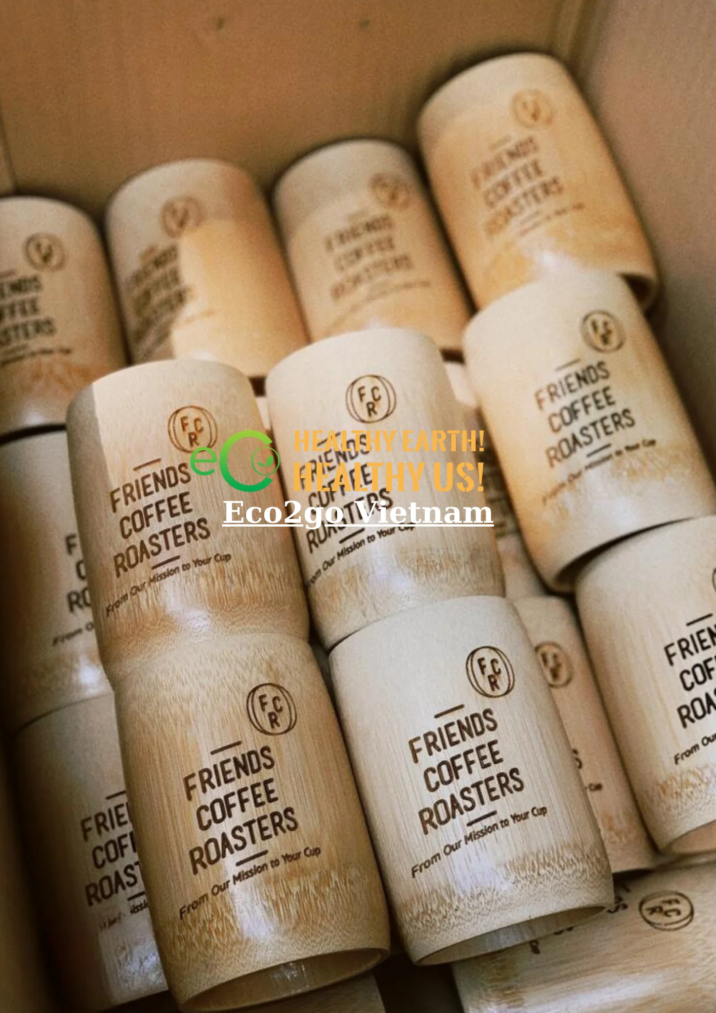 Best Seller 2024! Biodegradable Bamboo Fiber Cups/Bamboo reusable coffee cups With Cheapest Price From Eco2go Vietnam