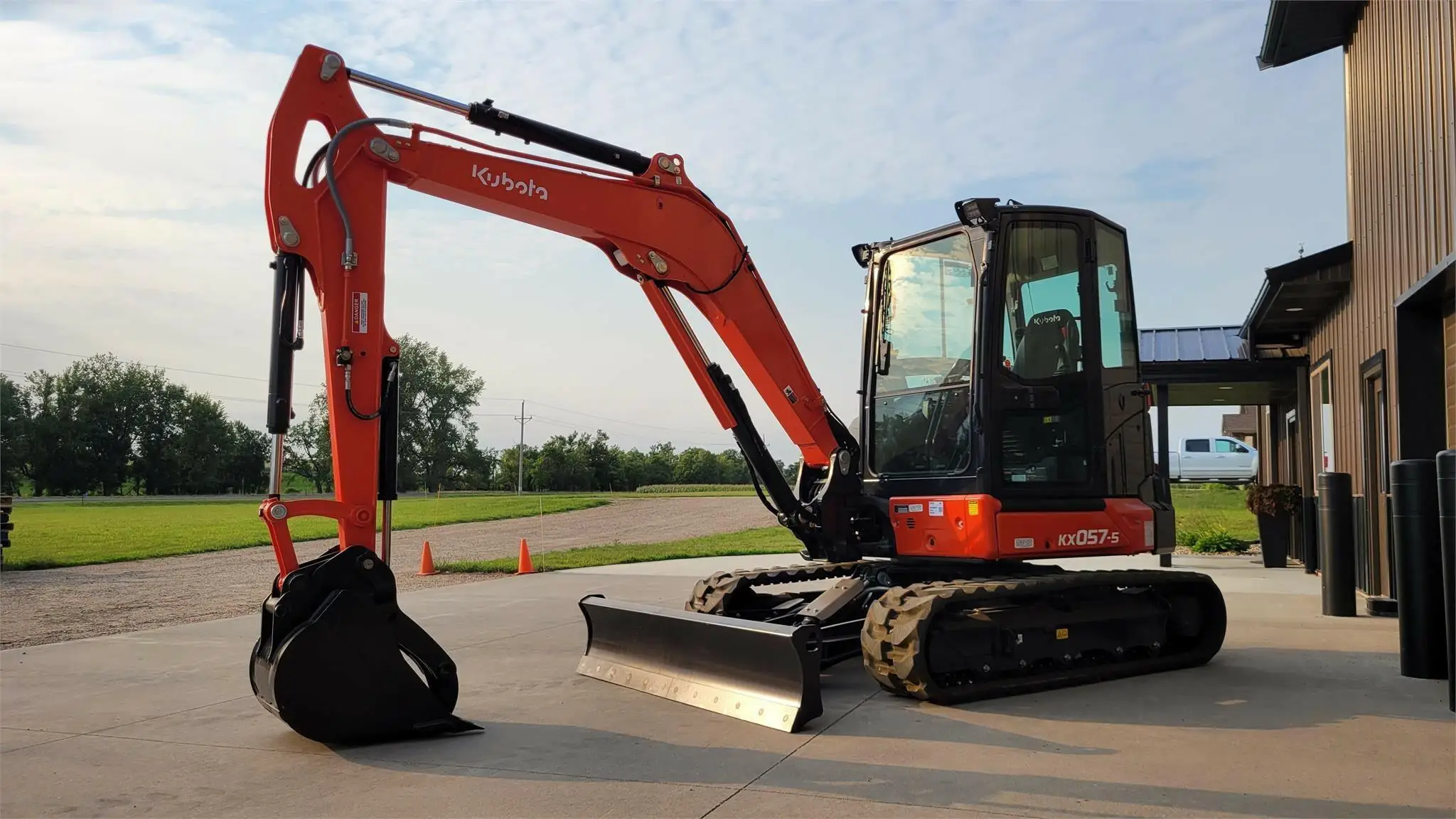 2024 Kubota KX057-5 новый гусеничный экскаватор мощностью 47 л.с. с двигателем гидравлический цилиндр KYB гарантия 1 год