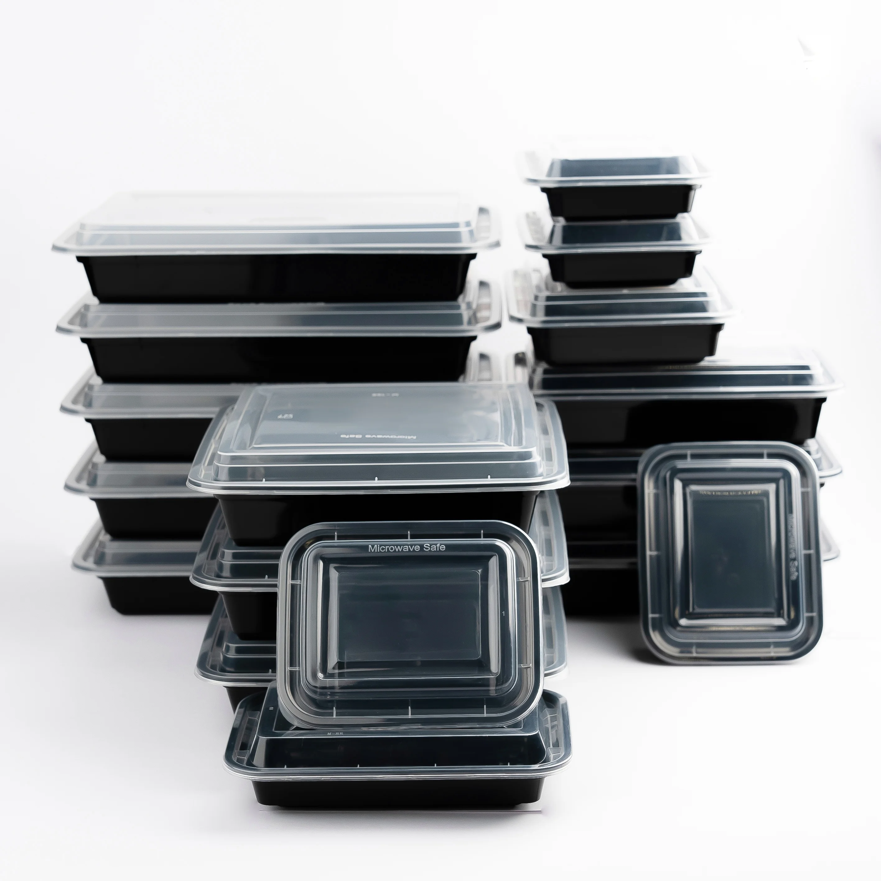 100% Reusable 16oz/470ml Transparent Plastic Food Container Fast Food Leak-Proof and Air Tight Packaging Parcel Takeaway