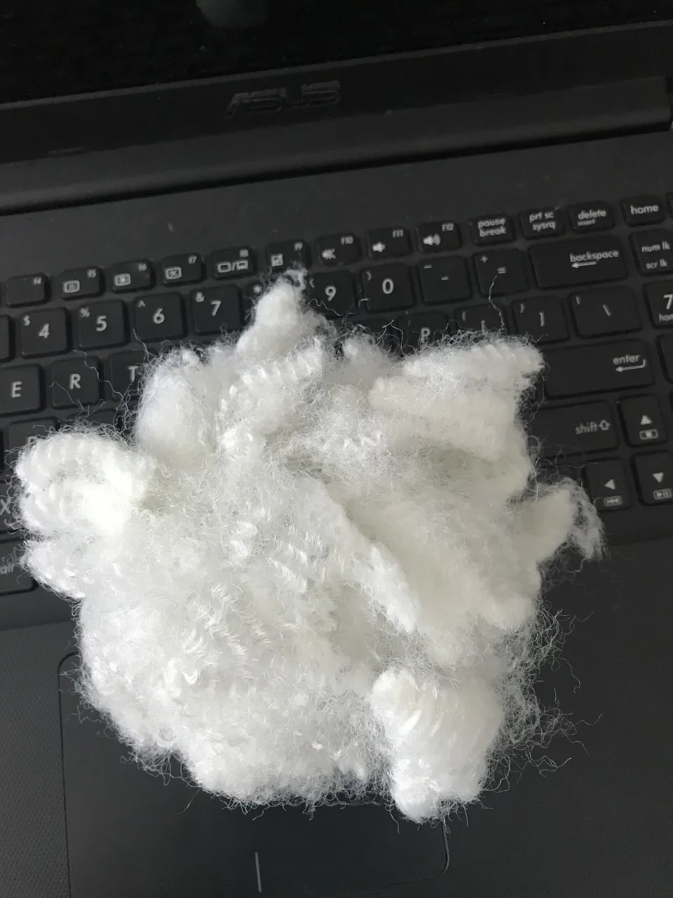 Largest Vietnamese supplier PSF polyester Staple fiber Solid Dry white fiber SDRW 6D 15D SD  low price for high quality