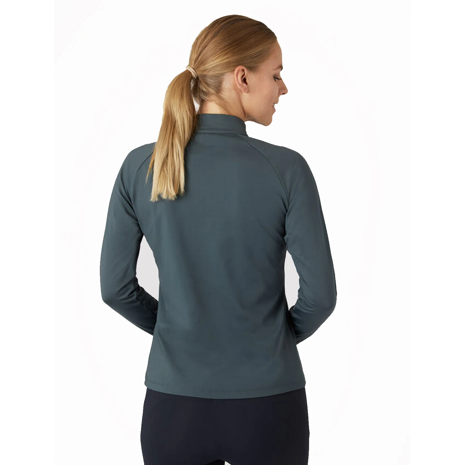 Half Zipper Horse Long Sleeve Riding Top Riding Base Layer Racing Show Shirt Quick Dry Equestrian baselayers