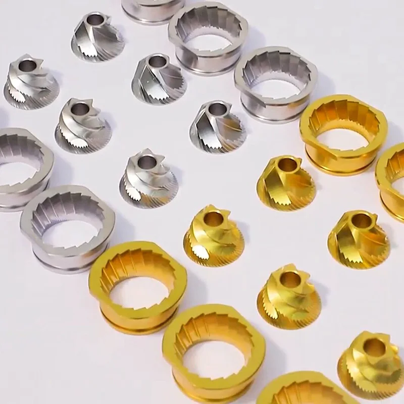 Cnc Machining Precision Parts cnc Custom Coffee Machine Parts Stainless Steel Conical Burr CNC Machining Service