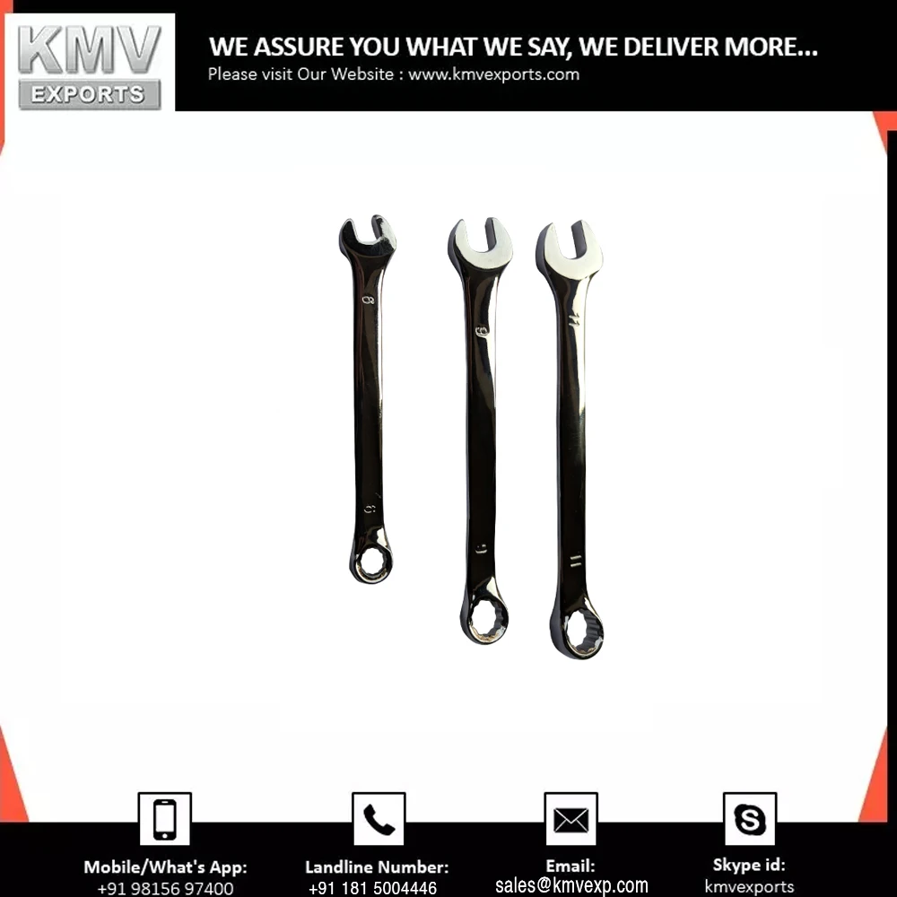 High Quality Best Ratchet Combination Wrenches Heavy Duty DIY Spanner with Plastic Handle Box Packed Low Price for Bulk Order