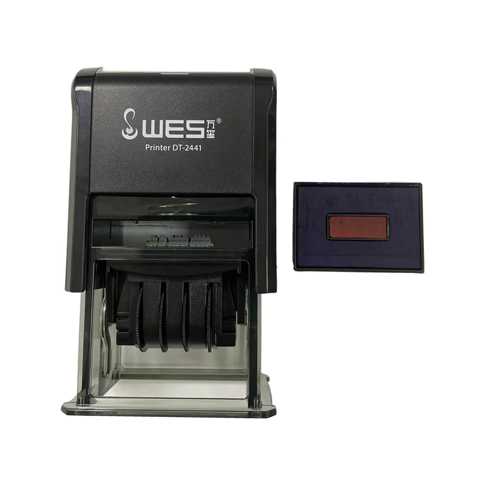 DT-2441 Stamp Personalized WES Date Self-inking Stamp