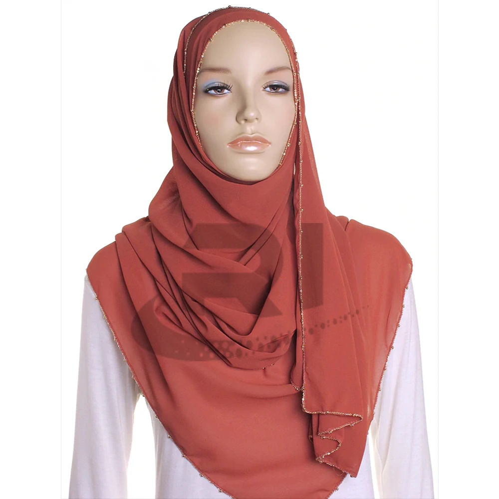2022 Latest Stylish Custom Wholesale Scarf Hijab For Womens Luxury Designer Scarves Shawls Supplier