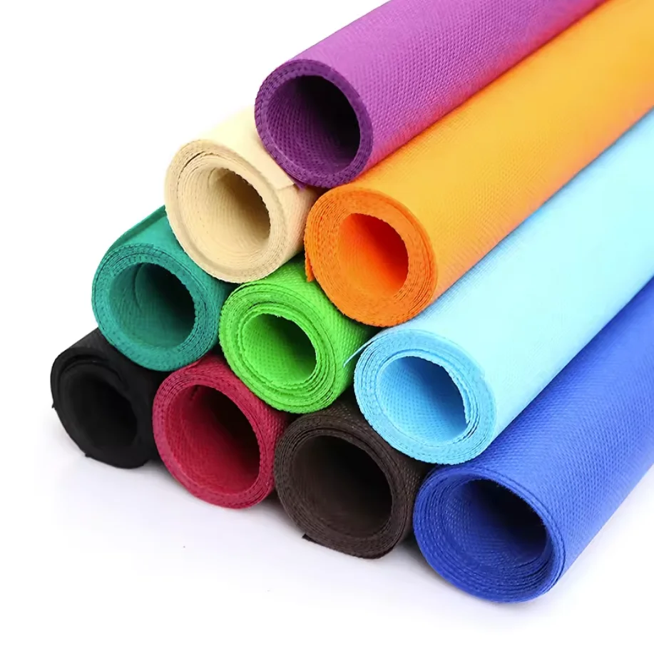 Waterproof 9gsm-200gsm Spunbond PP Microfiber Nonwoven Fabric for Non Woven Shopping Bags Cotton Material Rolls Available Shoes