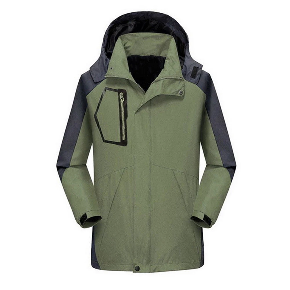 Best Selling Rain Jacket Parachute Made Adjustable Waist Zipper Up Closure Hooded Jacket With Custom Logo For Sale