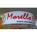 circle hanging display Advertising circle ceiling hanging banner,trade show circle hanging banner rotating banner