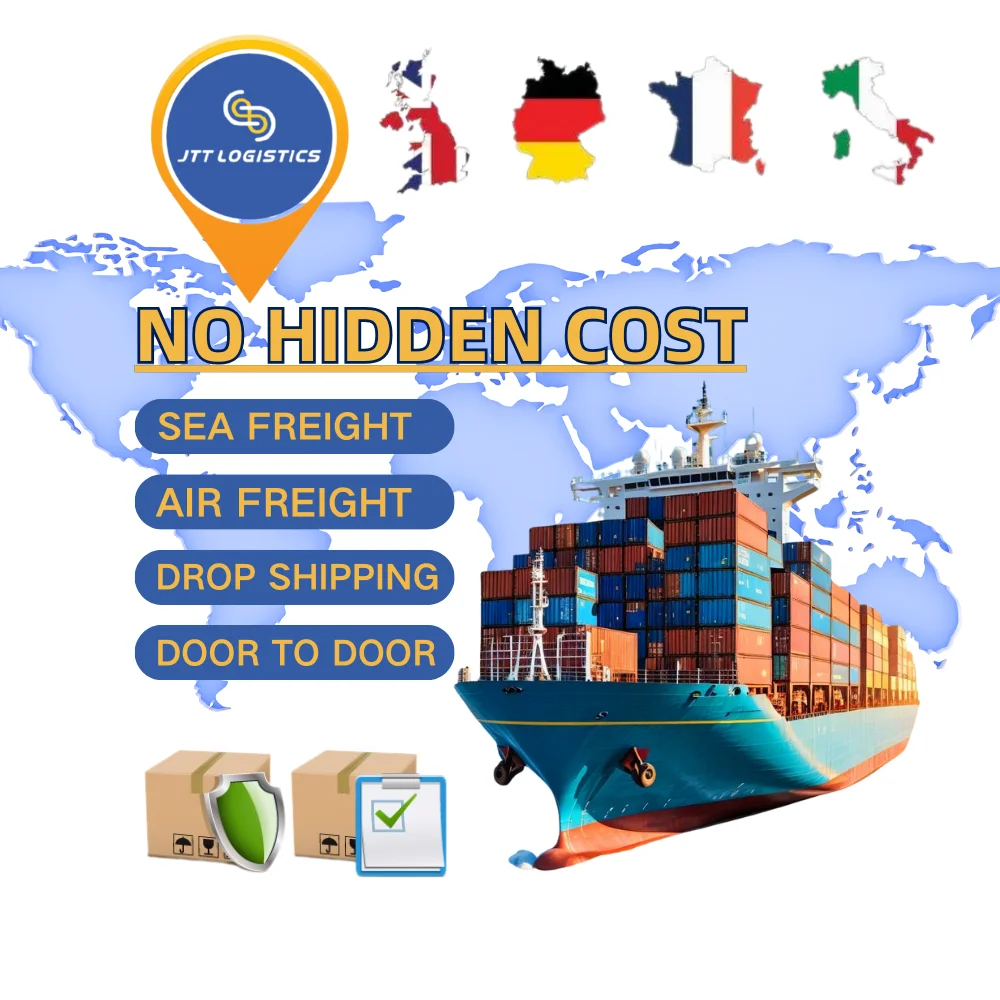 Seafreight Shipping To Germany UK Italy Spain Also Freight Forwarder To France Europe Shipping Agent By Sea With DDP FBA Service