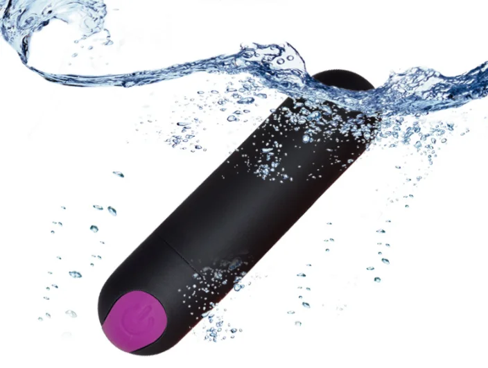 Wireless Remote Control USB Rechargeable Waterproof Mini Bullet Vibrator With Black Color