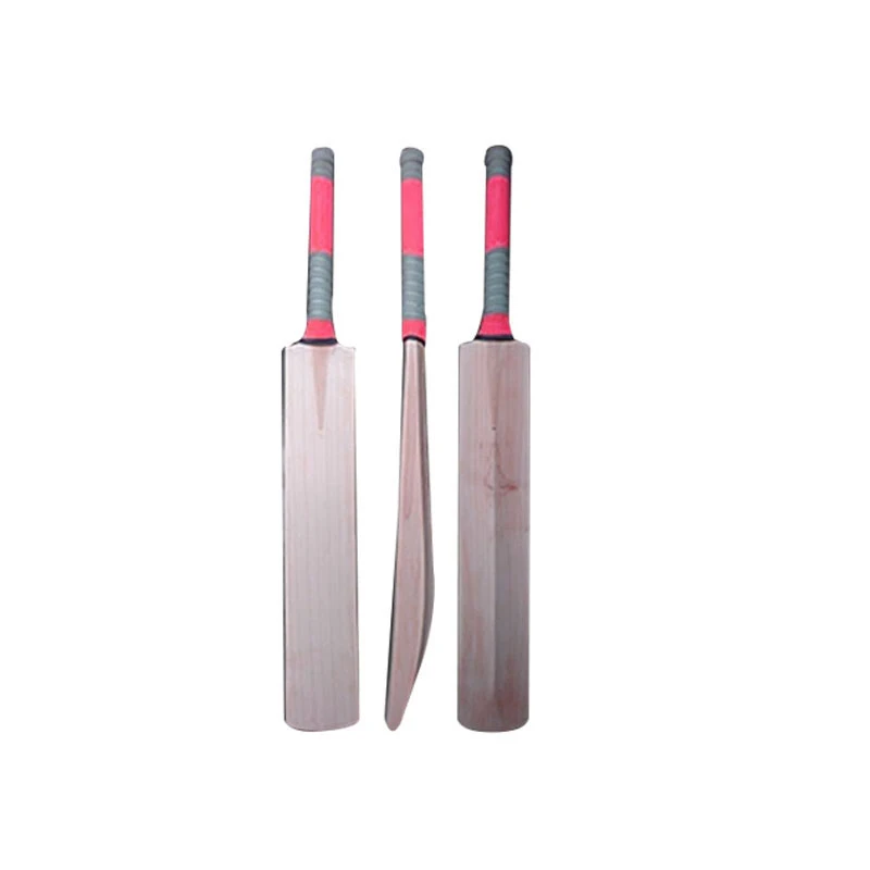 High Quality OEM Services Kashmir Willow Flat Strong Grip Flat Blade Full Protection Cover Professional Leather Ball Cricket Bat