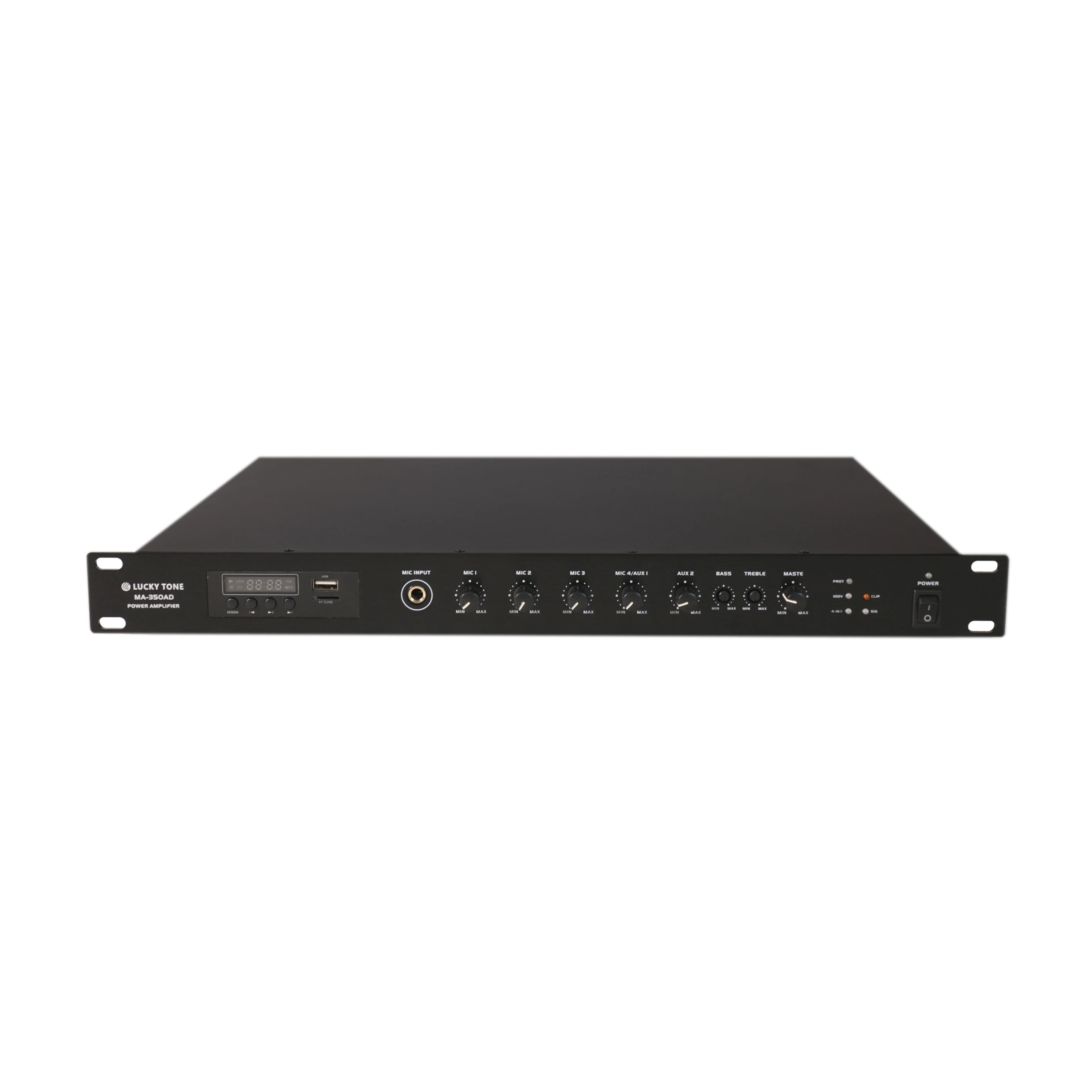 500W Digital Mixer Power Amplifier with USB, Bluetooth and Tune